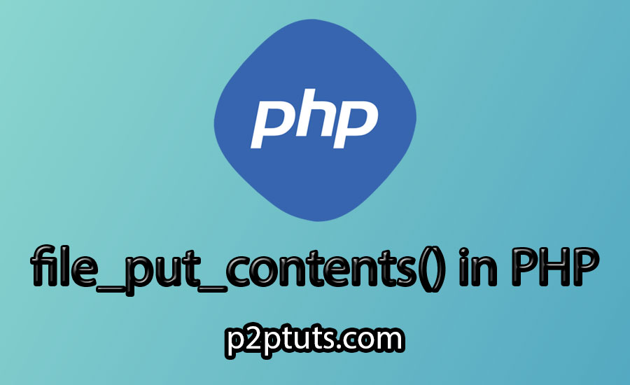 PHP file_put_contents