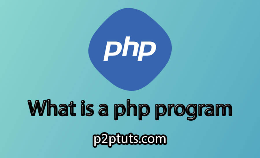 What is a php program
